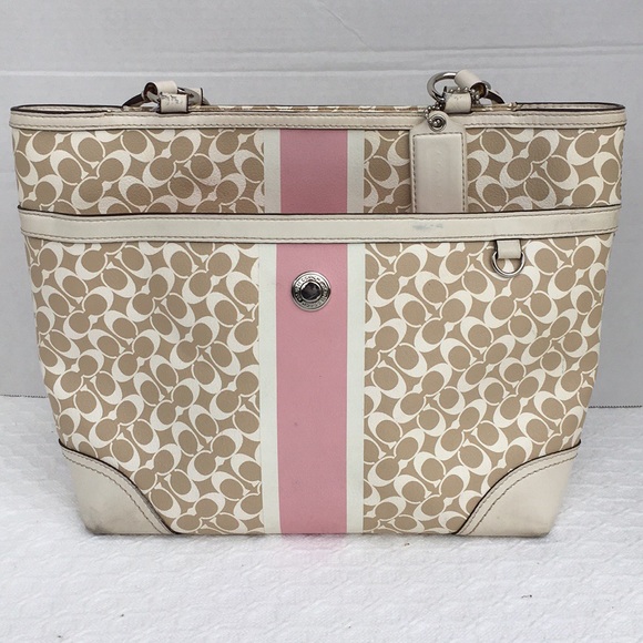 Coach Handbags - COACH SIGNATURE LARGE MULTIFUNCTIONAL TOTE BAG